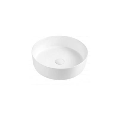 China Modern Bathroom Vanities Modern Double Sink Marble Wash Basin Round Ceramic Countertop Sink For Washroom for sale