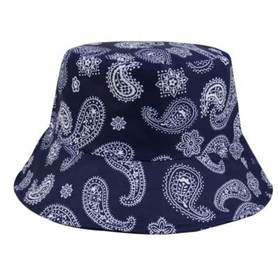 China Image Hawaii Vintage Fisherman Hats Summer Reversible Floral Print Bucket Hat for sale