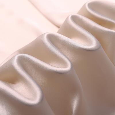 China UPLIFT BOOOGE silk fabric 22mm width 140cm width breathable high quality mulberry home satin silk fabric for sale