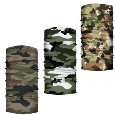 China Sport Fishing Fashionable Magic Tubular Headwear Scarf Camouflage Bandana Head Face Cover Seamless Bandana for sale