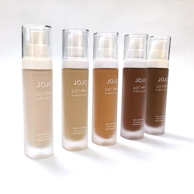 China Whitening Custom 30 Colors Oil Control Concealer Pencil Cream Face Matte Liquid Foundation Waterproof For Black Skin for sale