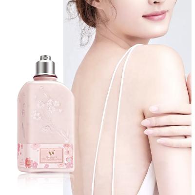 China Cherry Perfume Shimmering Body Moisturizer Moisturizing Skin Cream Body Lotion for sale