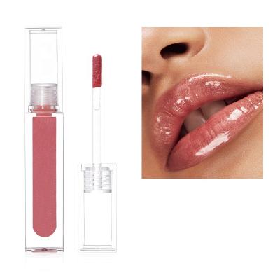 China Private Label Lip Gloss Water Smudge Hydrate Waterproof Lip Gloss Luminizer Super Sparkle Diamond Lip Gloss for sale