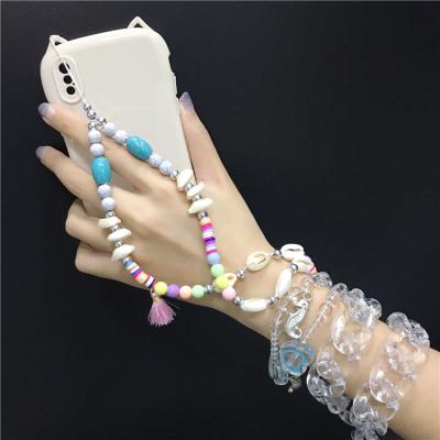 China New Product Ideas 2021 Creative Phone Straps Beads Mobile Phone Chain Strap, Creative New Product Ideas 2021 Phone Straps Chain for sale