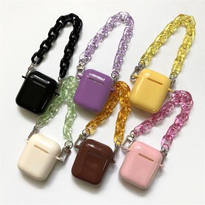 China For Airpods Case For AirPods 2/1, Cute Chain TPU Cases For AirPods 1/2 Wholesale for sale