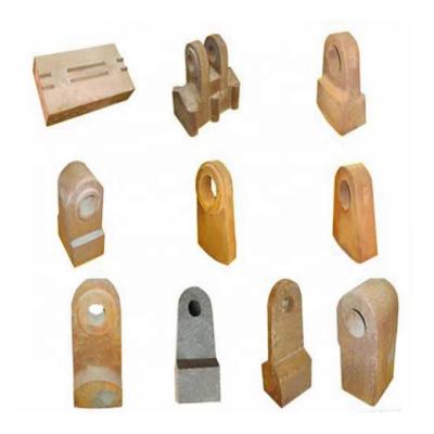 China High Quality High Manganese Steel Crusher Hammer Casting Casting Casting High Manganese Steel High Quality Crusher Hammer High for sale