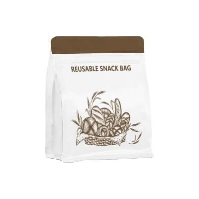 China Matte Food Sandwich Snack Packaging Zipper Stand Up Pouch Bags for sale