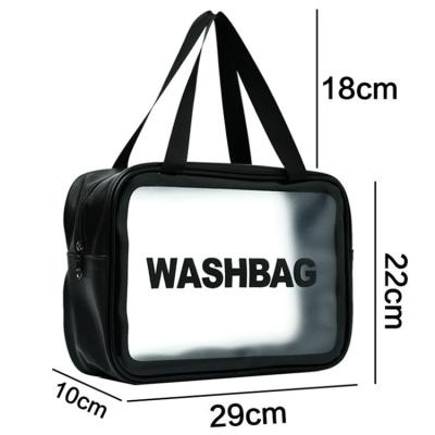 China New Durable Wash Bag PU Commodity Travel Storage Bag Waterproof Wash Bag for sale