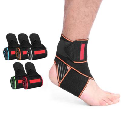 China Hot Sale Non-slip Basketball Football Ankle Sports Bandage Performance Support Running Ankle Protector Silicone for sale