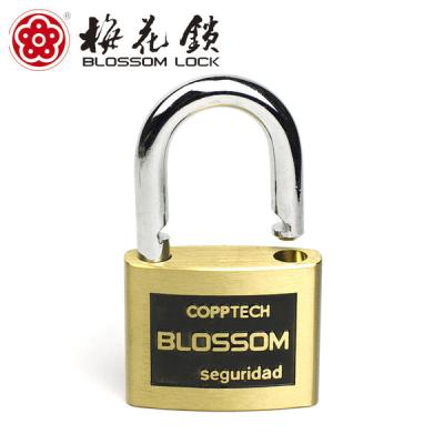 China 40mm Horizontal Beam Rectangualer Brass Mini Padlock 40mm for sale