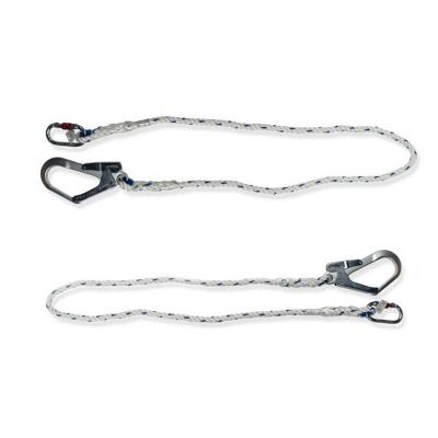 China Factory Supply Hot Price Carabiner Absorbing Rope Lanyard For Protection Rope Safety for sale