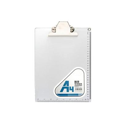 China Silver Conference Alunium Alloy 26*316 Mm A4 Paper Menu Clip Board for sale