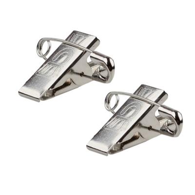 China Stainless Iron Metal ID Name Badge Working Clip With Pin for sale