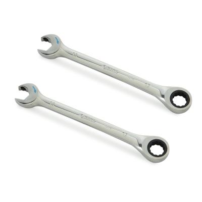 China Multi-Industry Full Double Polish Ratcheting Wrench 14MM Hand Tools For Automobile Repairs for sale