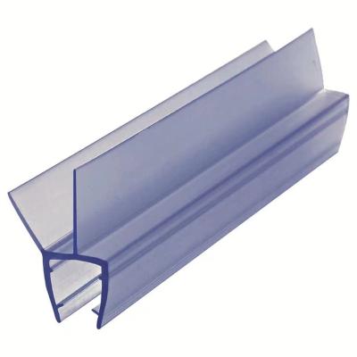 China Modern Glass Siding Door Seal Strip PVC Waterproof Strips For 8-12 Mm Bathroom for sale