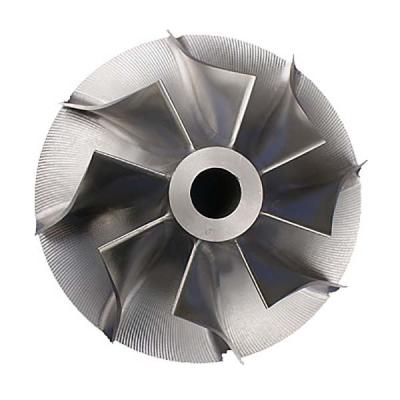 China Industrial Equipment 100% Quality Guarantee High Precision Aluminum Steel Impeller Parts Custom CNC Machinings for sale