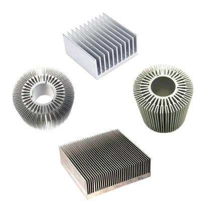 China Heatsink Custom High Precision Anodized Round Industrial Extruded Aluminum Profiles Heatsink for sale