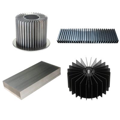 China Heat Sink Not Easily Deformed Good Extruded Electric Custom Led Heat Sink In Anodized Silver Aluminum for sale