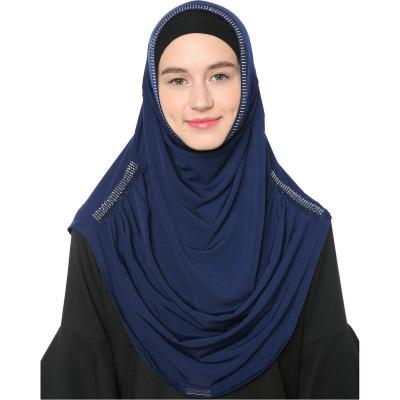 China Protect Scarf Overhead Hijabs Muslim Women Khimar Hijab Long Islamic Prayer Clothes Arab Ramadan Hat Chest Cover Shawl Wraps for sale