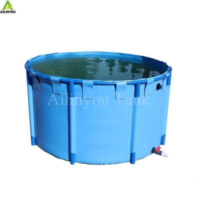 China Best Quality Collapsible fish pond Pvc Koi Fish Farming Tanks for fish farming en venta