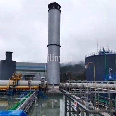 China Ailinyou Supply Enclosed Biogas Flare Sytem Customized Biogas Torch 30m3 ~1000m3 for sale