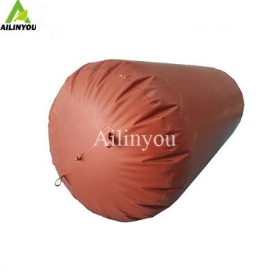 China Ailinyou Professional Ventas de fábrica de PVC globo de almacenamiento de biogás portátil 5m3 10m3 bolsa de almacenamiento de biogás en venta