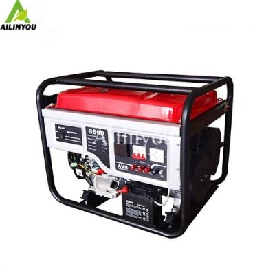 China Ailinyou Professional Factory Ventas Biogás de doble combustible y generador de gasolina de alta calidad 5kw generador de biogás en venta