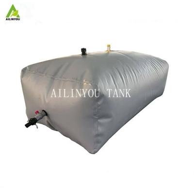 China #flexible water tank  #water storage tank  #fuel tank  Ailinyou Hot Sale 5000 L 10000L 20000L Water storage Bladder with gray color for water for sale