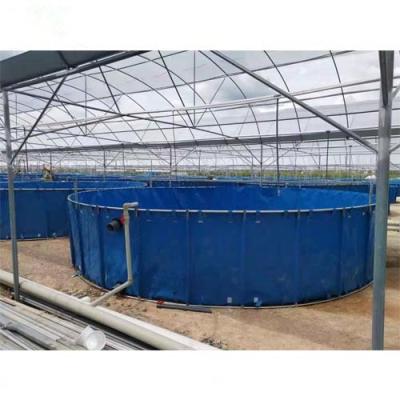 China Customized Size Frame PVC Fish Farming Water Tank /tank fish farming for sale