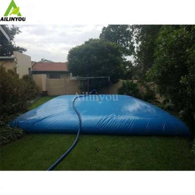 China Rainwater tank Hot Selling 200000 Liter Portable Inflatable PVC Tarpaulin Flexible Water Storage Pillow Tank for Industr en venta