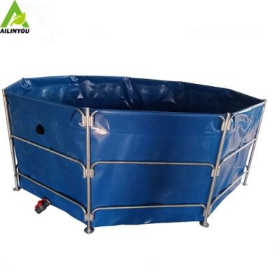 China Customized professional Wholesale fish pond farming tank commercial fish farming tank en venta