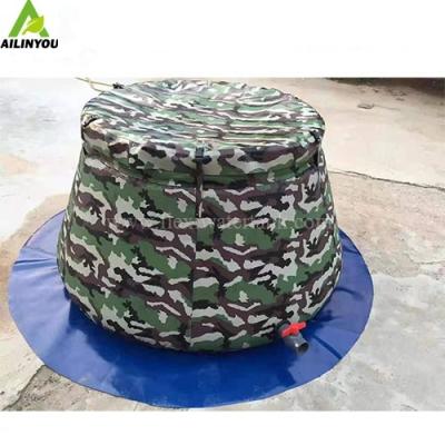 China Foldable water tank with onion shape PVC Anti-UV Professional Manufacturer for sale