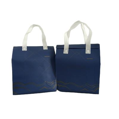 China Environmental Protection Recyclable Gift Bag Shopping Bag Wholesale Customized Recyclable Insulation Nonwoven Bag for sale