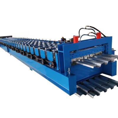 China Hotels Galvanized Steel Floor Deck Forming Machine Structure Decking Floor Line Roll Forming Machine for sale