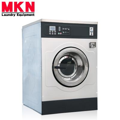 China 20kg capacity laundry equipmeny with commerical coin operation function coin operated washing machine 750*480mm for sale