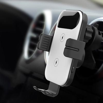 China Mobile Phone Dual Coil kc Car Charger Mount Phone Wireless Charger For Samsung Z Flip 3 for sale