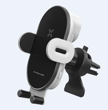 China New Innovation Auto-sensor Devices FOD Wireless Car Mount Holder Qi-enabled 15W For Samsung for sale