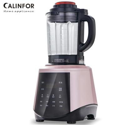 China Large Capacity 1750ml Plastic Commercial Juicer Blender 1500w Soup Maker With Heating Function for sale