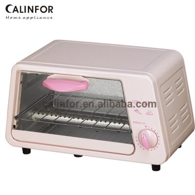 China Hotel Factory Maker 6L 650W Home Electric Mini Pink Oven For Pizza Bread for sale