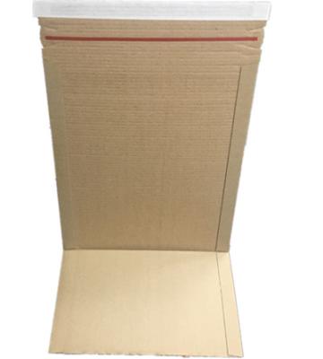 China Corrugated Cardboard Book Envelope/Box Corrugated Mailers for sale