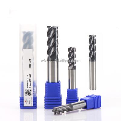 China Milling tools /hole processing ZCC.CT GM-4E-D16.0gm Universal Steel Edge Shank Straight Flat Head Tungsten Alloy End Mill CNC Machining Center Tool -4th four for sale