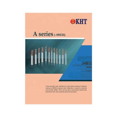 China Solid tools /hole process KHT brand carbide CNC end mill and milling drill bits for sale