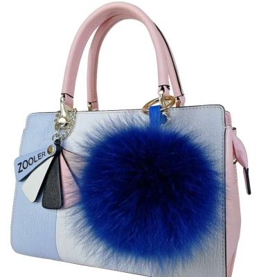 China Stylish And Comfortable 15cm Fox Fur Ball Pompom Monster Fur Chain Key Chain Pendant Stylish And Comfortable Fur Ball for sale