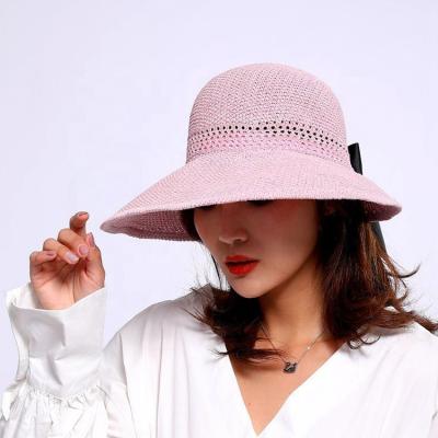 China Stylish And Comfortable Straw Hats Sun Floppy Sun Hats For Women Foldable Sun Hat for sale