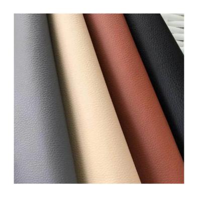 China 0.8mm-1.2mm Tear Resistant Faux Leather Fabric Environmentally Friendly 54/55 Inches Wide for sale