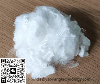 China White Low Melt Fibre Low Moisture Absorption Polyester Staple Fiber for sale