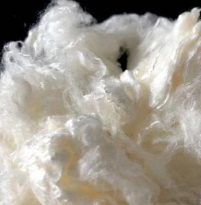 China Thermal Stability Round White Viscose Staple Fiber for sale