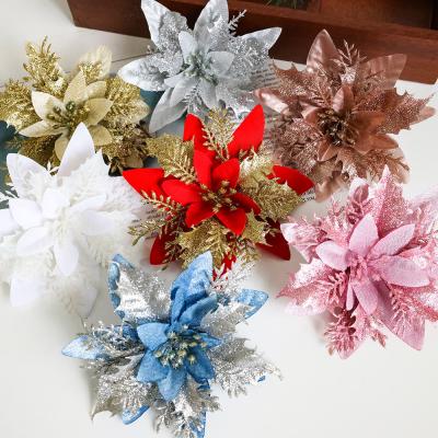 China Onion Cloth Plush Cloth Powder Sprinkled Simulated Christmas Wreath Accessories for sale