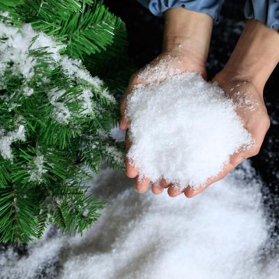 China Weihnachtsschneepulver Simulation Schneeflocken benötigen kein Wasserzusatz zu verkaufen