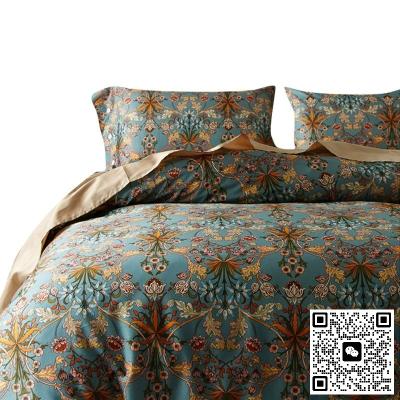 China Quilt Cover Made Of Long Staple Cotton, Four Piece American Style Bed Sheet, Made Of Pure Cotton With Branches for sale